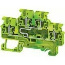Клемма заземляющая пружинная OptiClip CXDLG-2,5-2L-PE-I-S-(0,2-2,5)-PEN