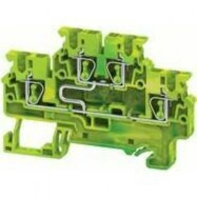 Клемма заземляющая пружинная OptiClip CXDLG-2,5-2L-PE-I-S-(0,2-2,5)-PEN