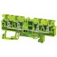 Клемма заземляющая пружинная OptiClip CXG-4-QUATTRO-PE-I-(0,2-4)-PEN