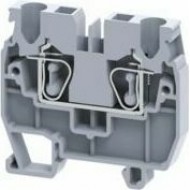 Мини-клемма проходная пружинная OptiClip CXM-2,5-I-24A-(0,2-2,5)-серый