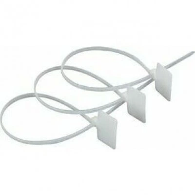 Хомут с площадкой OptiKit CT-M-N-2,5х110-белый(100шт) Хомут с площадкой OptiKit CT-M-N-2,5х110-белый(100шт)
