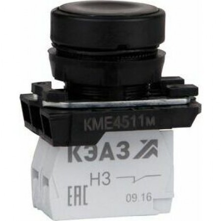 Кнопка КМЕ4510м-черный-1но+0нз-цилиндр-IP54-КЭАЗ Кнопка КМЕ4510м-черный-1но+0нз-цилиндр-IP54-КЭАЗ