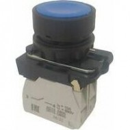 Кнопка КМЕ4510м-синий-1но+0нз-цилиндр-IP54-КЭАЗ