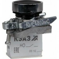 Кнопка КМЕ4522м-красный-2но+2нз-цилиндр-IP54-КЭАЗ