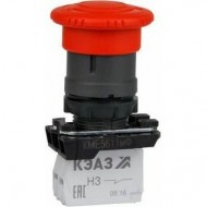 Кнопка КМЕ5611мФ-красный-1но+1нз-гриб-IP65-КЭАЗ