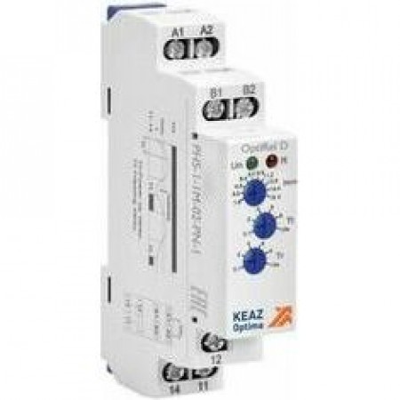 Реле контроля фаз OptiRel D PHS-1-1M-02-PN-1 повышенного и пониженного 1Ф 1СО Реле контроля фаз OptiRel D PHS-1-1M-02-PN-1 повышенного и пониженного 1Ф 1СО