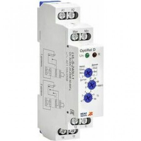 Реле контроля уровня OptiRel D LVL-S-240U-1 с датчиком 1,5м 10А 1СО 24-240АС/DC Реле контроля уровня OptiRel D LVL-S-240U-1 с датчиком 1,5м 10А 1СО 24-240АС/DC