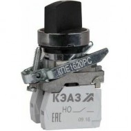 Переключатель КПЕ2120РС-черный-2но+0нз-ручка-фикс-3поз-IP40-КЭАЗ