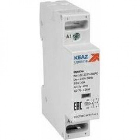 Контактор модульный OptiDin MK-100-2011-230AC Контактор модульный OptiDin MK-100-2011-230AC