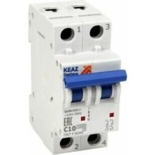 Выключатель автоматический модульный OptiDin BM63-2ND16-10-УХЛ3