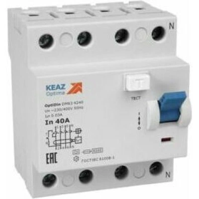 ВДТ без защиты от сверхтоков OptiDin DM-4263-AС-УХЛ4-RR (4P, 63, 30mA) ВДТ без защиты от сверхтоков OptiDin DM-4263-AС-УХЛ4-RR (4P, 63, 30mA)