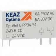 Реле промежуточное OptiRel G RP34-51-60D-6-CO