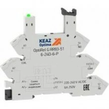 Розетка для реле OptiRel G RR93-51-12-24U-6-P