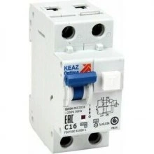АВДТ с защитой от сверхтоков OptiDin D63-24C20-A-УХЛ4-RR (2P, C20, 300mA)