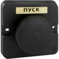 Пост кнопочный ПКЕ 112-1-У3-IP40-КЭАЗ (черный гриб)