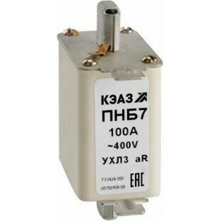 Предохранитель ПНБ7-400/100-80-100А-УХЛ3-КЭАЗ Предохранитель ПНБ7-400/100-80-100А-УХЛ3-КЭАЗ