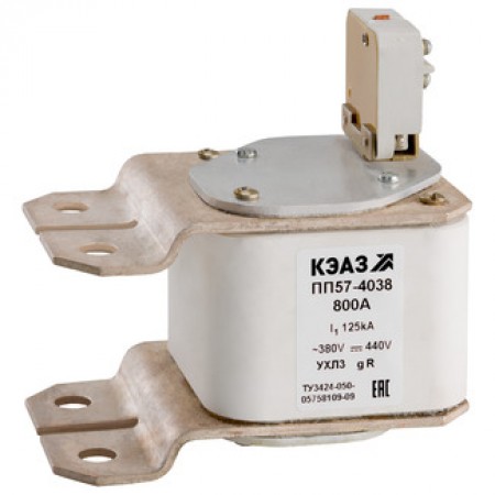Предохранитель ПП57-40682-800А-УХЛ3-КЭАЗ Предохранитель ПП57-40682-800А-УХЛ3-КЭАЗ