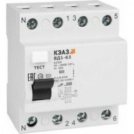 ВДТ без защиты от сверхтоков ВД1-63-4250-АС-УХЛ4-КЭАЗ (4P, 50, 30mA)