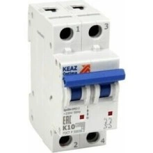 Выключатель автоматический модульный OptiDin BM63-2K2-10-УХЛ3